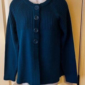 Salon Studio Womens Button Up Cardigan Size Small